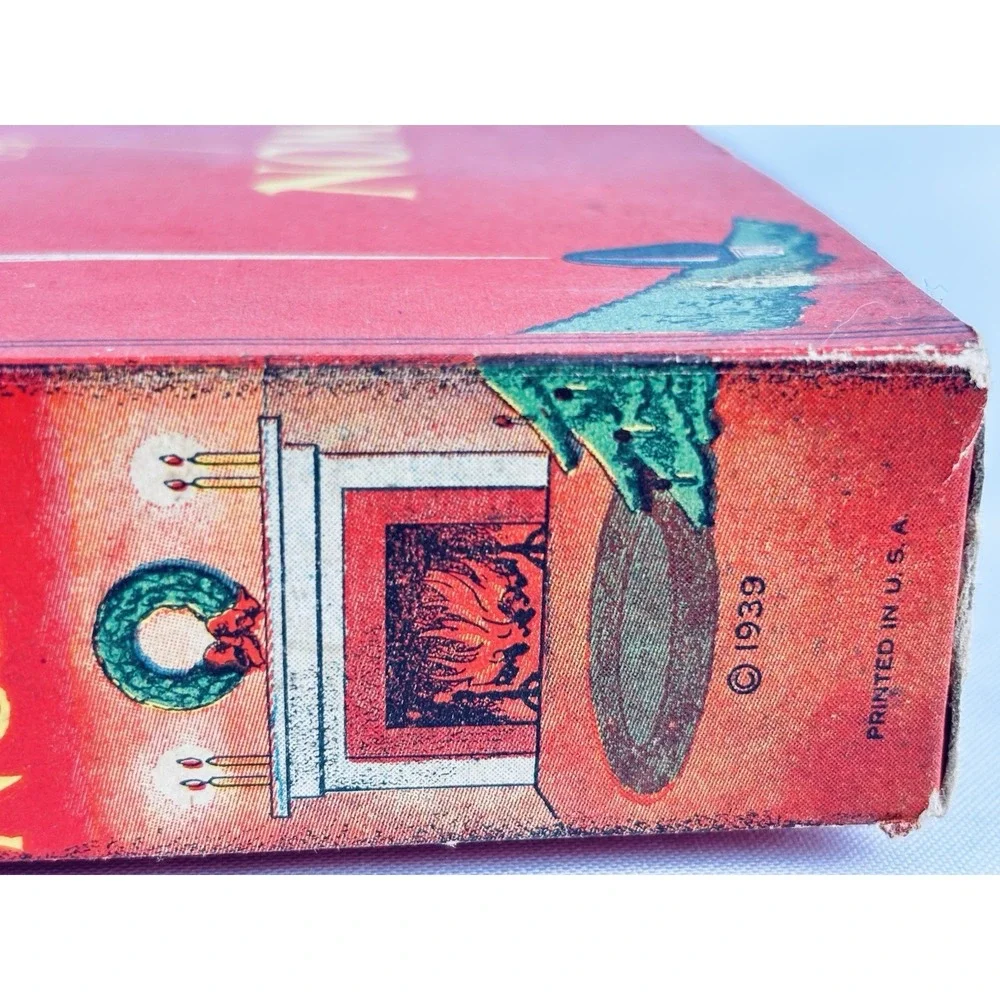 Vintage NOMA Christmas Lights #3010 Original Box MCM Holiday 1930s- 1940s Works